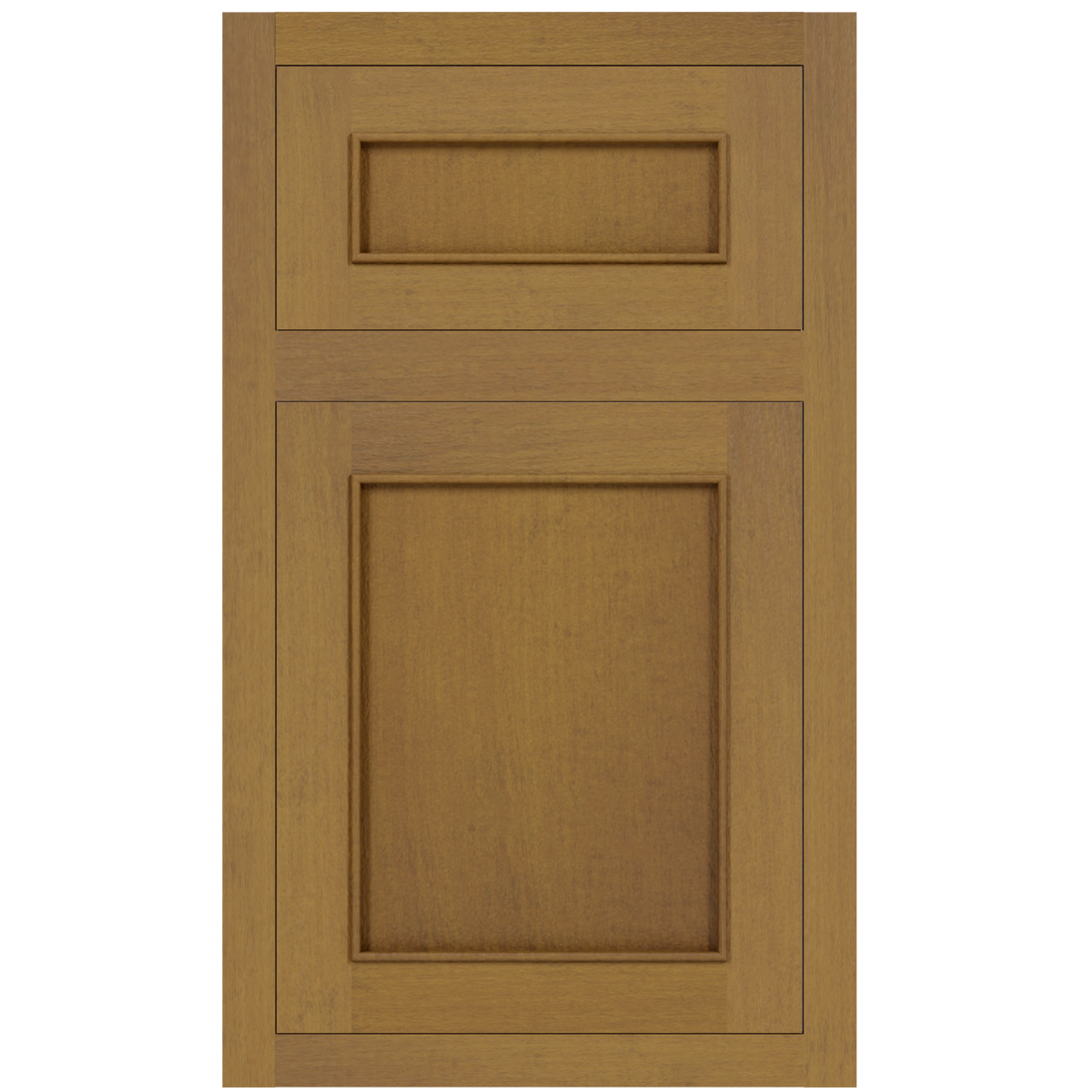 Charlestown inset cabinet door and drawer front in Shirebrook finish on hard maple