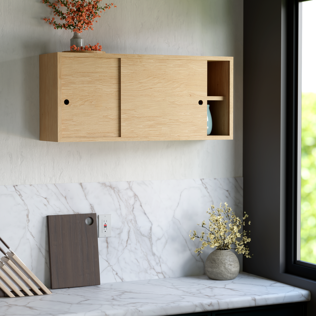 Masterworks Floating Cupboard with Shelf — Original Concept — design view 1