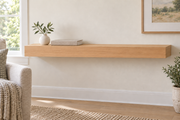 gentry stinson clear alder shelf 36-inch long, 3-inch thick standard natural unlit living-room rendering