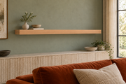 gentry stinson clear alder shelf 66x8x3 standard natural unlit living-room rendering