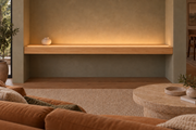Natural Clear Alder floating shelf — Top Front LED-ready — Rubio Monocoat Pure