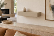 18 × 8 × 4 inch Universal Khaki SW 6150 painted floating shelf, standard mount, unlit