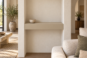 24 × 8 × 3 inch Universal Khaki SW 6150 painted floating shelf, wall-to-wall mount, unlit