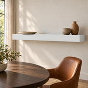 Ice Cube SW 6252 custom painted floating shelf in standard-02 room scene