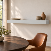 Reflection SW 7661 custom painted floating shelf in standard-02 room scene