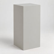 Painted Display Pedestal in Light French Gray SW 0055; representative color rendering.