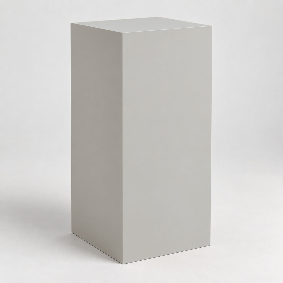 Painted Display Pedestal in Light French Gray SW 0055; representative color rendering.