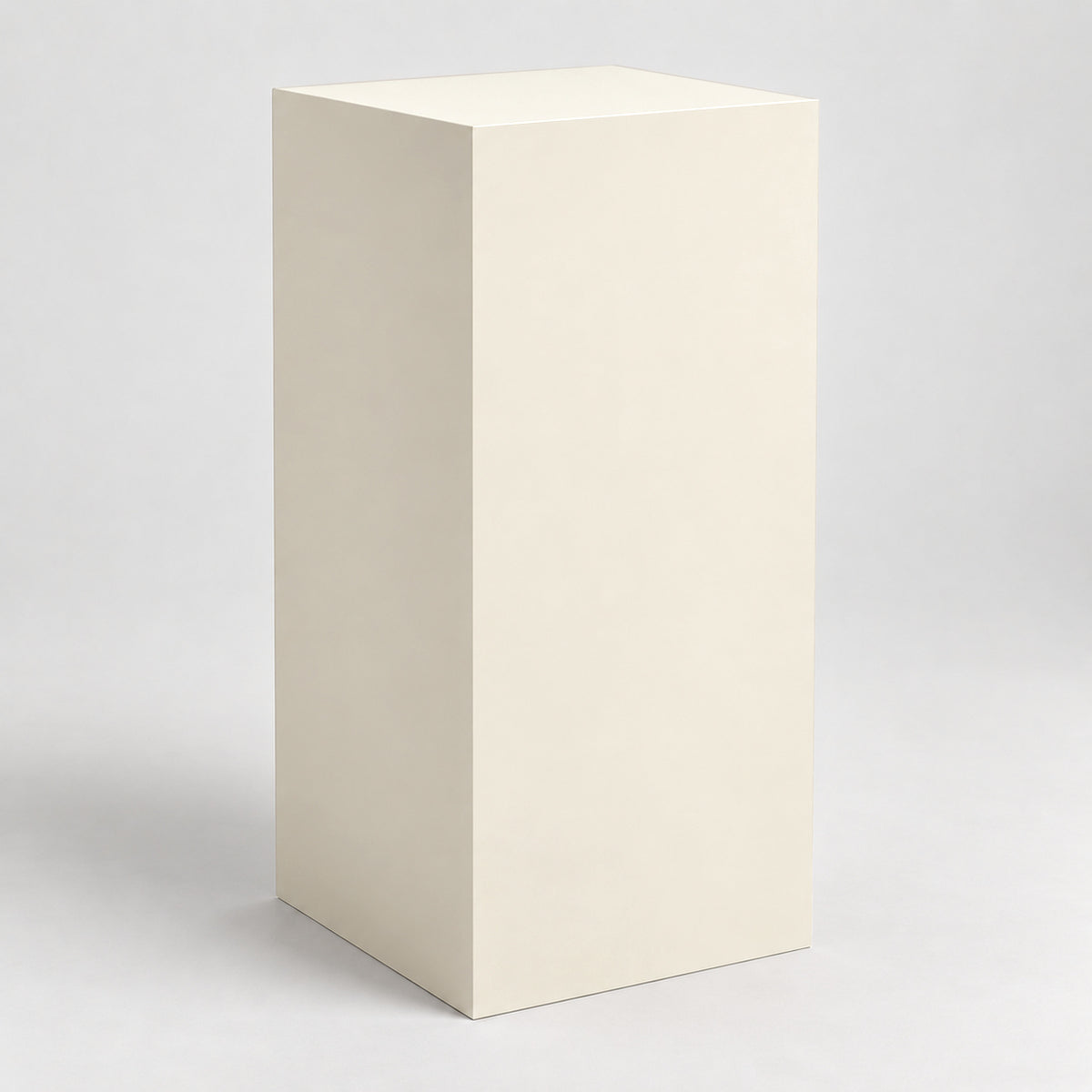 Painted Display Pedestal in Dover White SW 6385; representative color rendering.