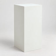 Painted Display Pedestal in Ceiling Bright White SW 7007; representative color rendering.