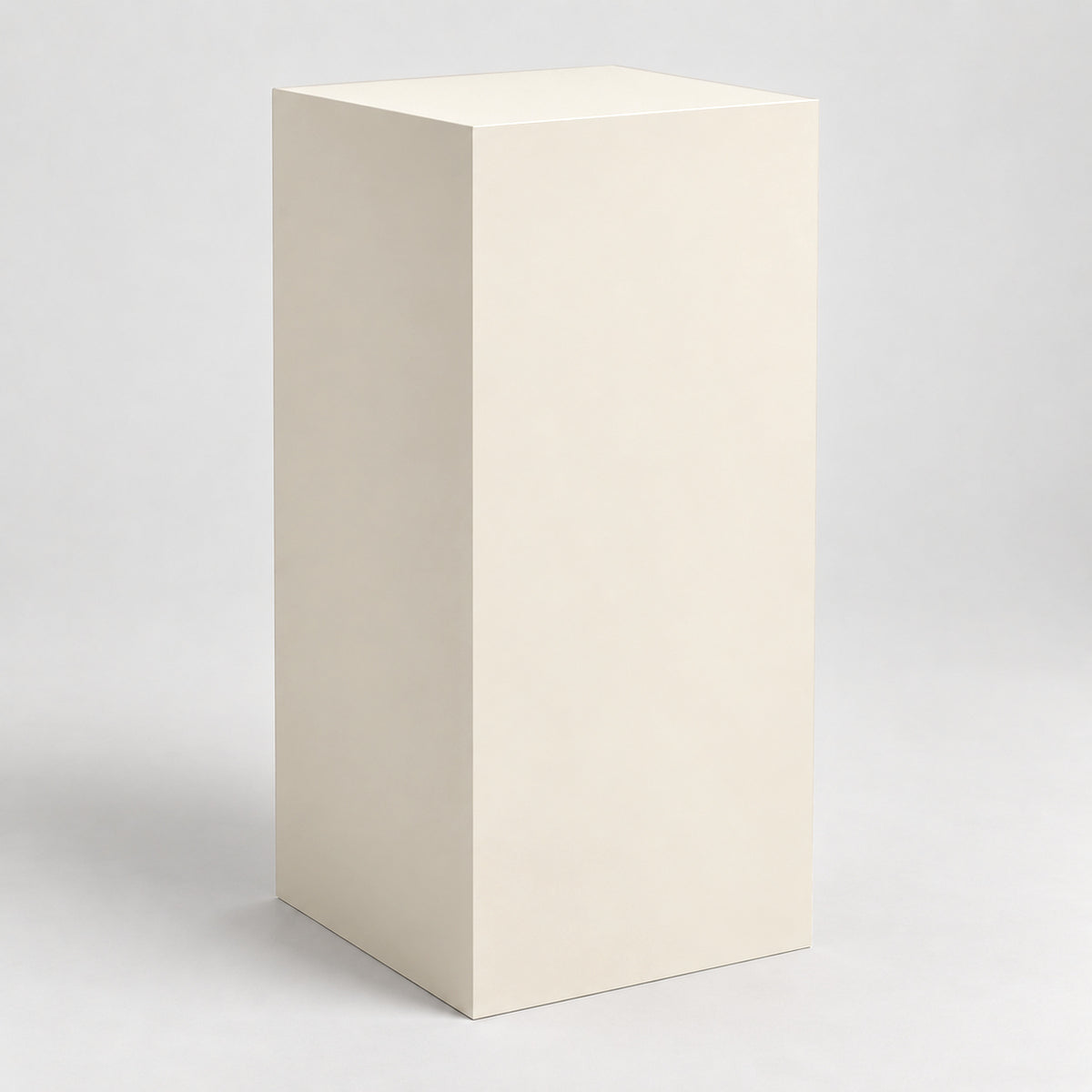 Painted Display Pedestal in Creamy SW 7012; representative color rendering.
