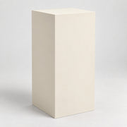 Painted Display Pedestal in Ivory Lace SW 7013; representative color rendering.