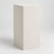 Painted Display Pedestal in Incredible White SW 7028; representative color rendering.