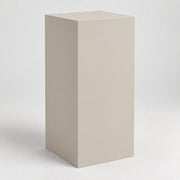 Painted Display Pedestal in Worldly Gray SW 7043; representative color rendering.