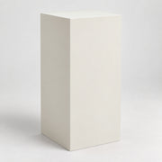 Painted Display Pedestal in Origami White SW 7636; representative color rendering.