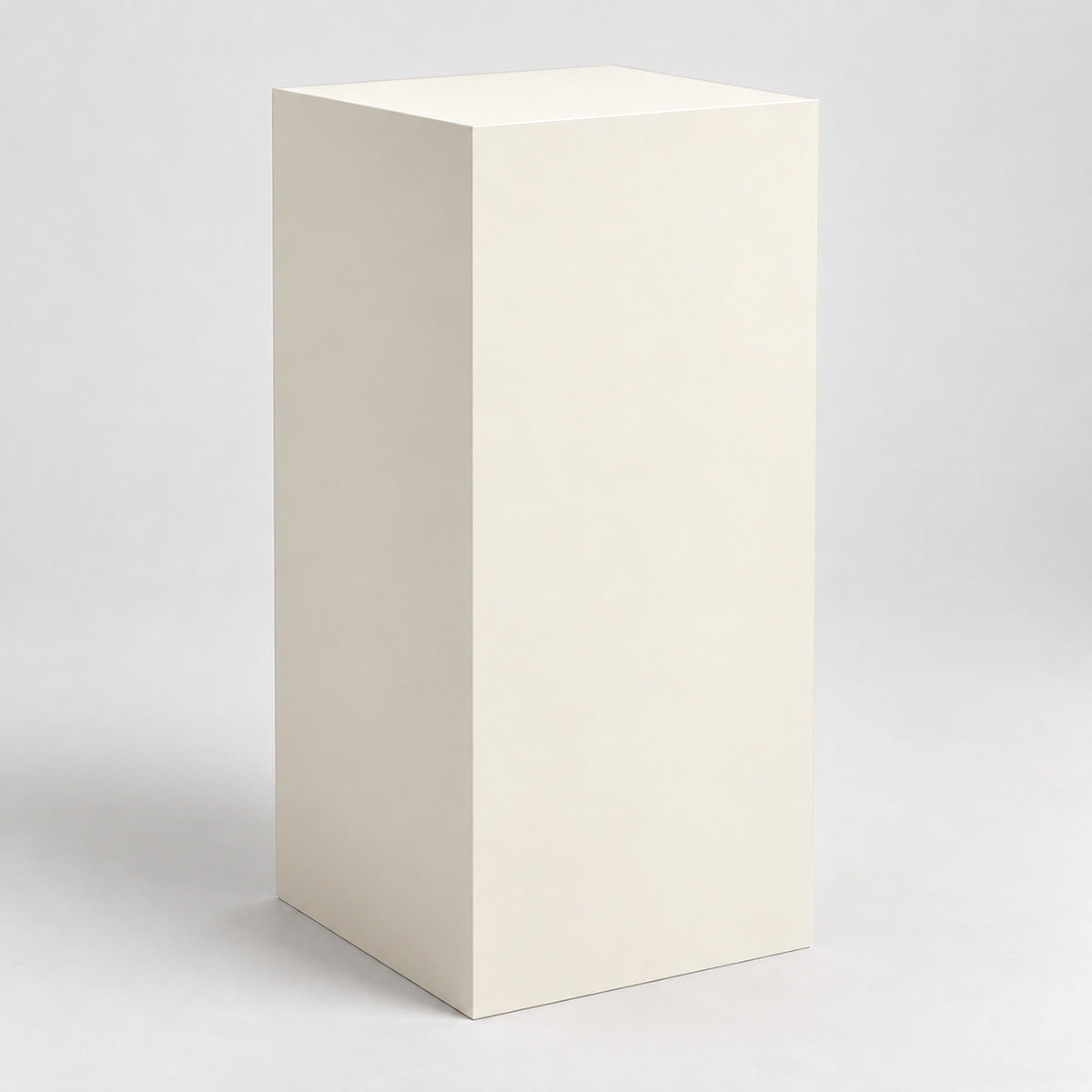 Painted Display Pedestal in Shell White SW 8917; representative color rendering.