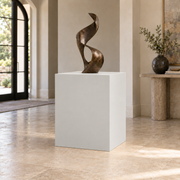 First Star SW 7646 painted display pedestal in a 03 mid foyer broad setting; representative room rendering.